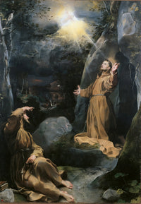 Saint Francis Receiving The Stigmata Fine Art Print