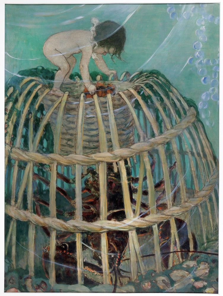The Water Babies 1916 Illustration Fine Art Print by Jessie Wilcox Smith