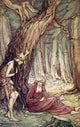 Boadicea and the Druid Fine Art Print by Florence Anderson