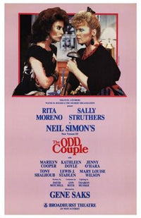 Odd Couple Broadway Play Movie Poster - 11x17