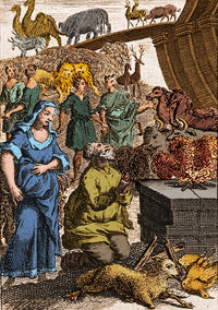 Noah Preparing First Sacrifice After Flood Fine Art Print by Science Source