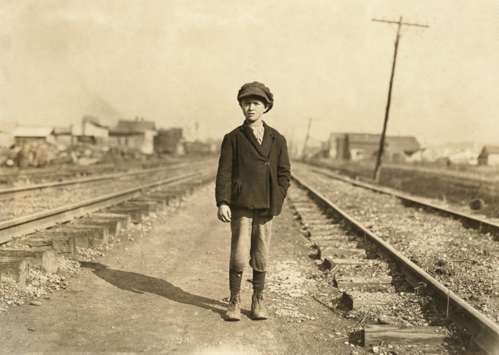 Child Labor Fine Art Print by Lewis Hine - 1908 Photography