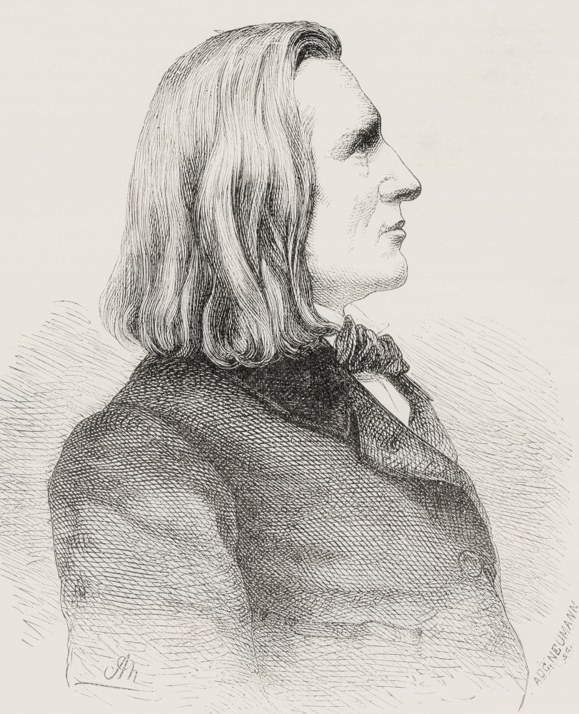 Franz Liszt Fine Art Print - Portrait of the Iconic Composer