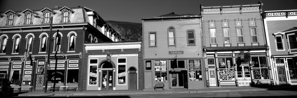 Buildings in a Town Fine Art Print from Old Mining Town, Silverton, Colorado