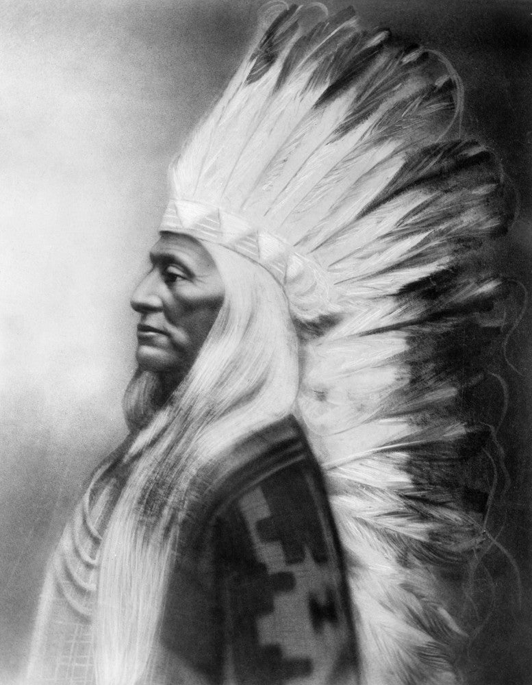 Washakie: Nshoshone Native American Chief Fine Art Print (C1885)