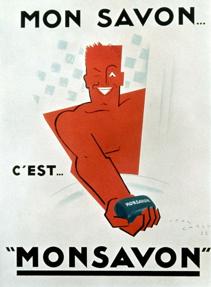 French Soap Advertisement Fine Art Print by Jean Carlu (1925)