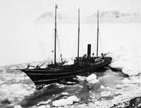 Peary's North Pole Expedition Photograph - Ship Roosevelt in Ice