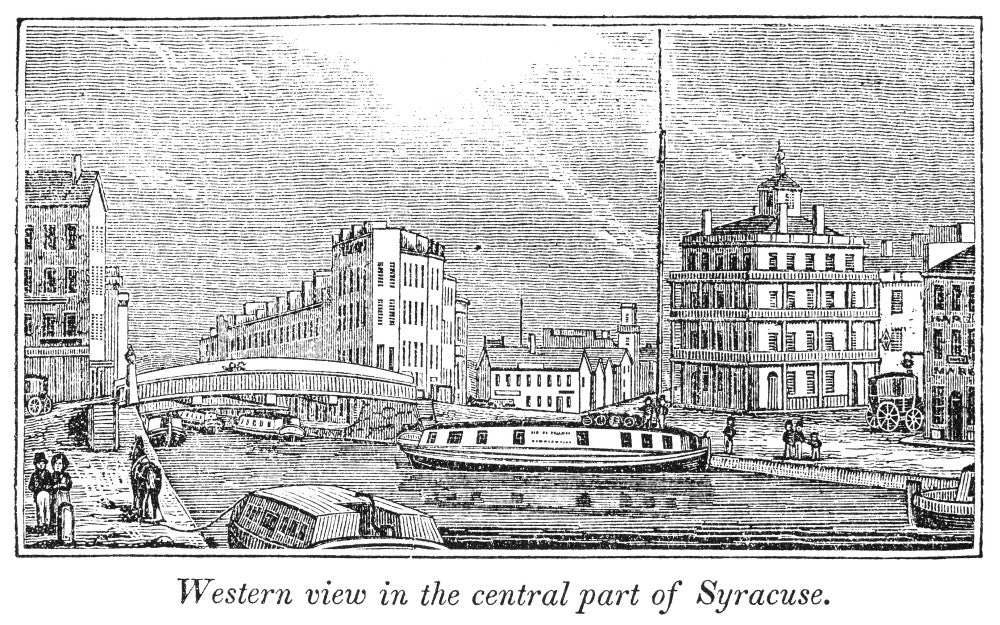New York: Syracuse, 1841 Wood Engraving Fine Art Print by Granger Collection