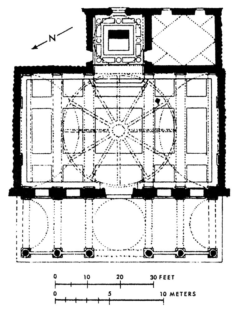Brunelleschi Pazzi Chapel Floor Plan Fine Art Print