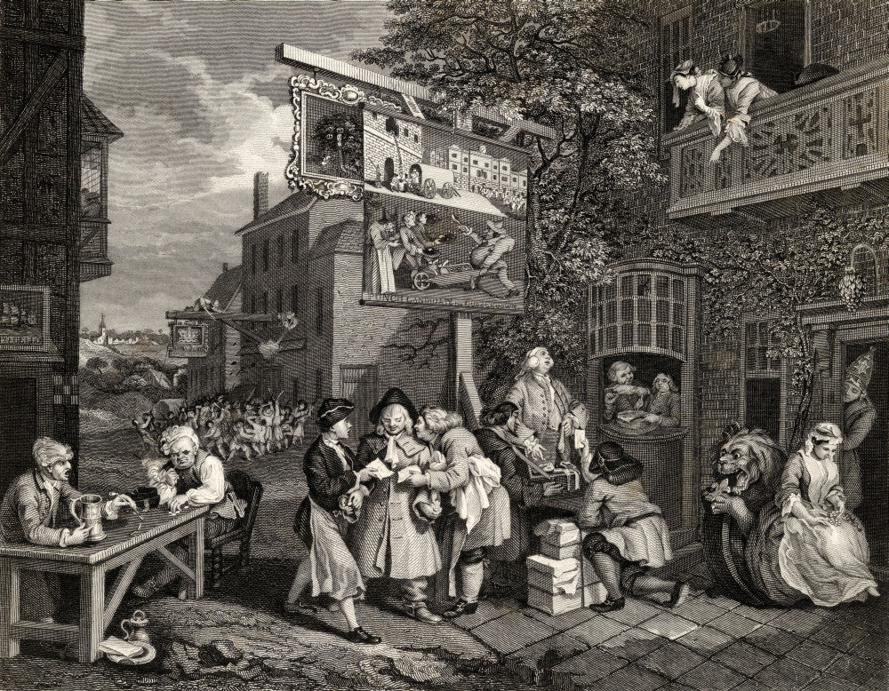 The Election Canvassing for Votes Fine Art Print after Hogarth