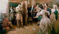 George Rodgers Clark Captured at Kaskaskiai Fine Art Print by Frederick Coffay Yohn