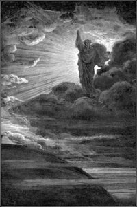 On the Beginning Engraving Print by Gustave Dore