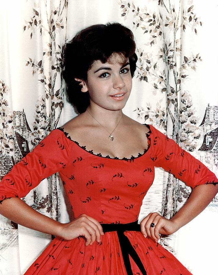 Annette Funicello Red Dress Photo Print - Available in Multiple Sizes
