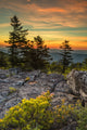 Blackwater Falls State Park Sunset Fine Art Print by Jaynes Gallery