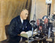 Roosevelt Fireside Chat Fine Art Print - Franklin D. Roosevelt 1938