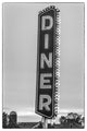 USA, Pennsylvania Diner Sign Fine Art Print by Walter Bibikow
