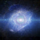 Supernova Galaxy in Eye Shape Fine Art Print by Bruce Rolff
