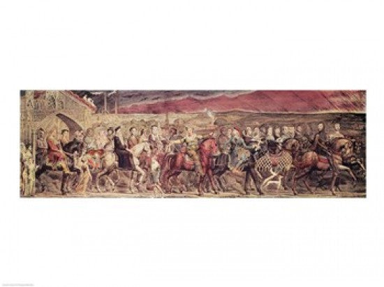 Chaucer's Canterbury Pilgrims Fine Art Print by William Blake