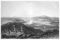 Lake Winnipesaukee Steel Engraving Print by Granger Collection