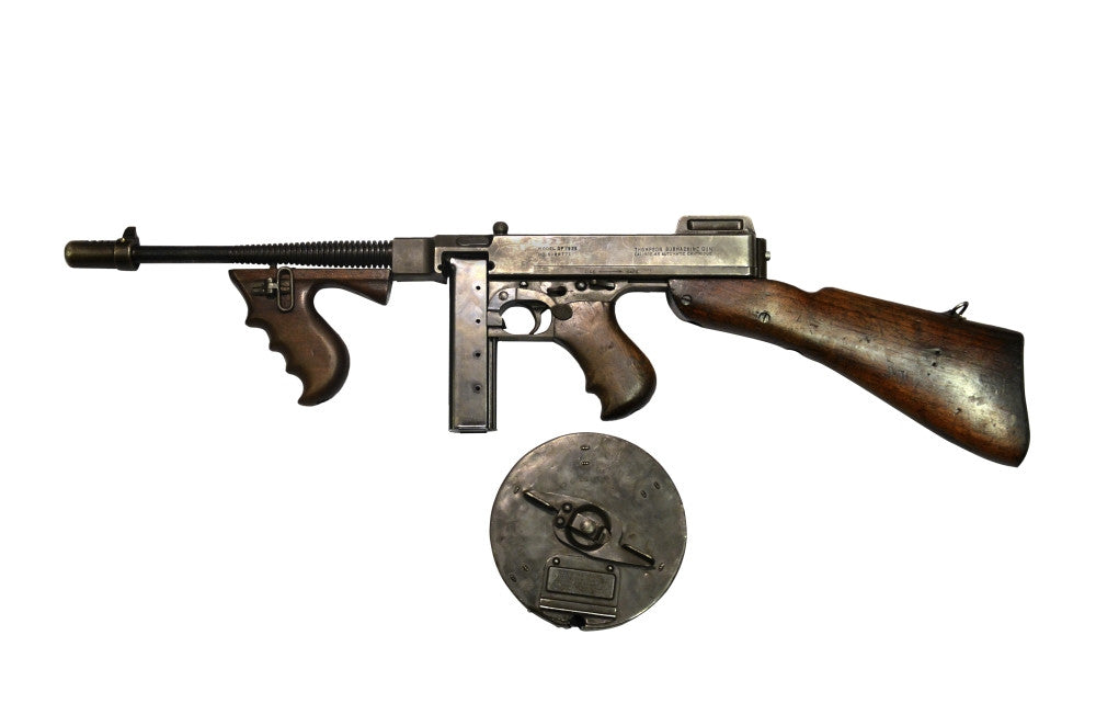 Thompson Model 1928 Submachine Gun Fine Art Print by Andrew Chittock