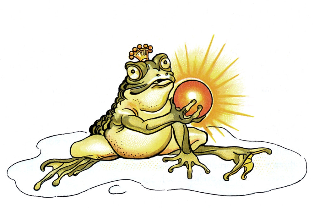 The Frog Prince Watercolor Art Print by Ruth Koser-Michaels