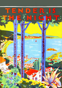 F. Scott Fitzgerald Tender is the Night Fine Art Print - First Edition