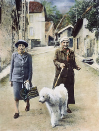 Stein and Toklas Fine Art Print - Gertrude Stein in France