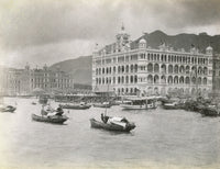 Historic Photograph of Hong Kong's Waterfront - C1910 Print by Granger Collection