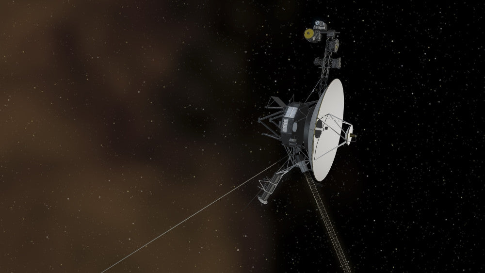 Voyager 1 Spacecraft Entering Interstellar Space Poster Print
