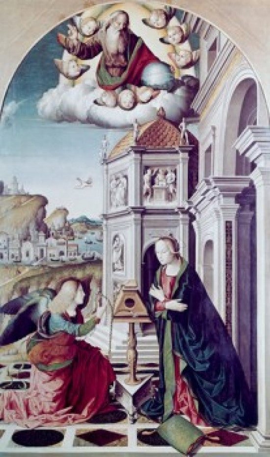 The Annunciation Fine Art Print by Marco Palmezzano