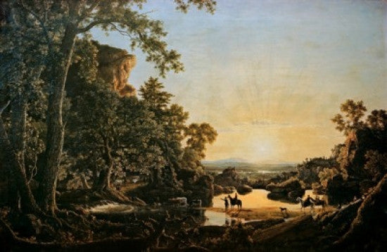 Thomas Hooker's Party Coming to Hartford Fine Art Print by Frederic Edwin Church