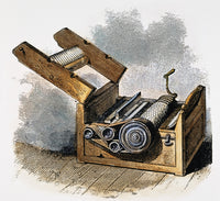 Cotton Gin Wood Engraving Print by Granger Collection