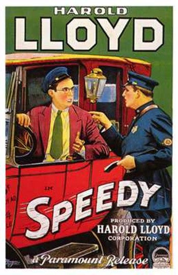 Speedy Movie Poster Print (11 x 17) | Pop Culture Graphics