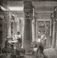 The Great Library of Alexandria Fine Art Print by Ken Welsh