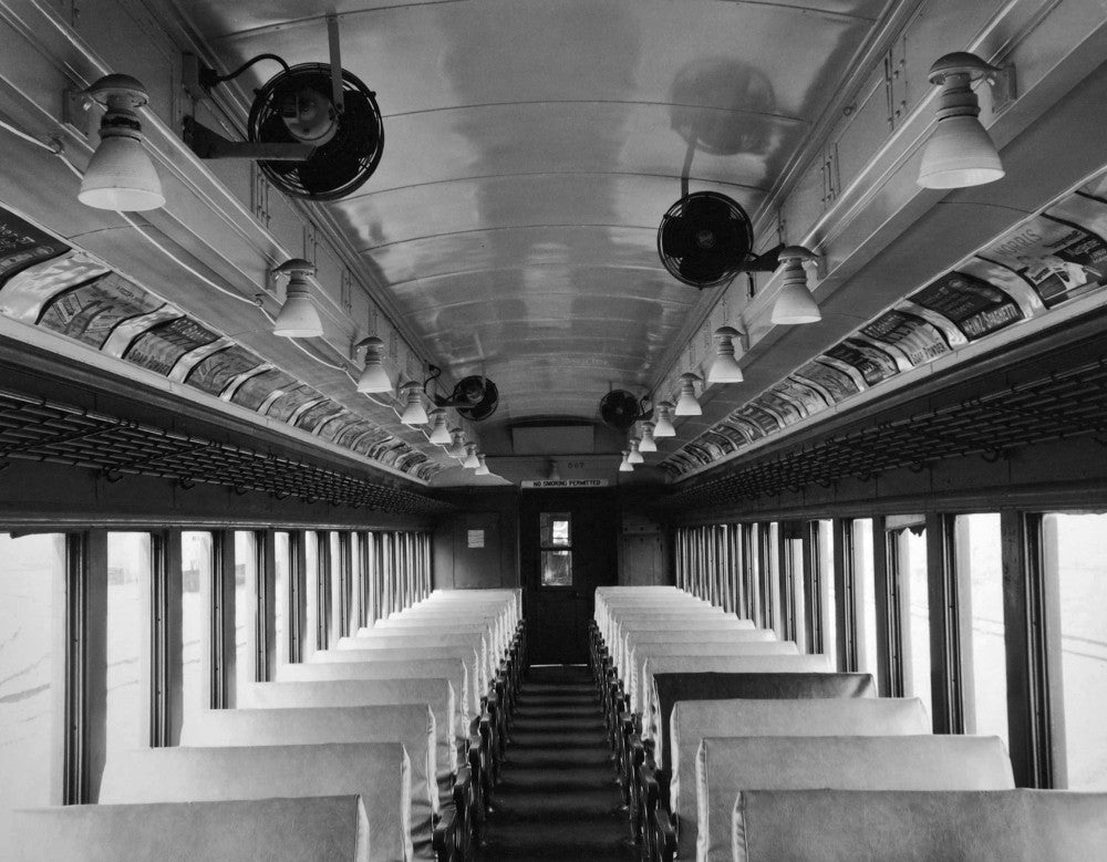 Empty Coach of a Train Fine Art Print - USA | Posterazzi