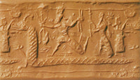 Battle Between Marduk and Tiamat Fine Art Print by Science Source