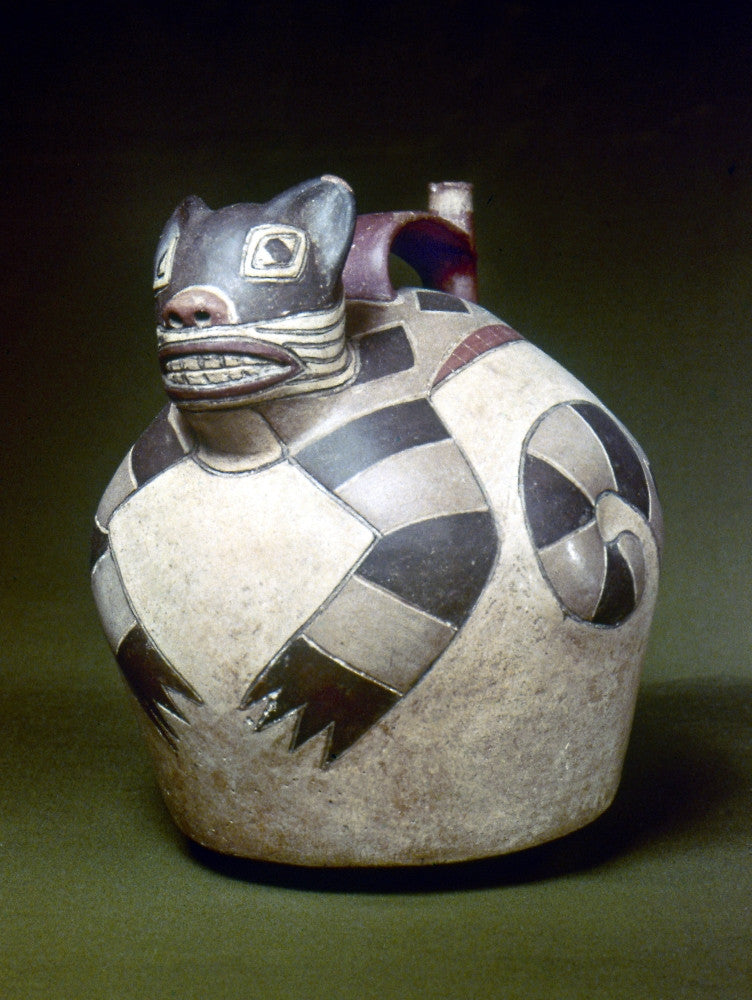 Nazca Whistling Jar Fine Art Print - Ancient Peru by Granger Collection