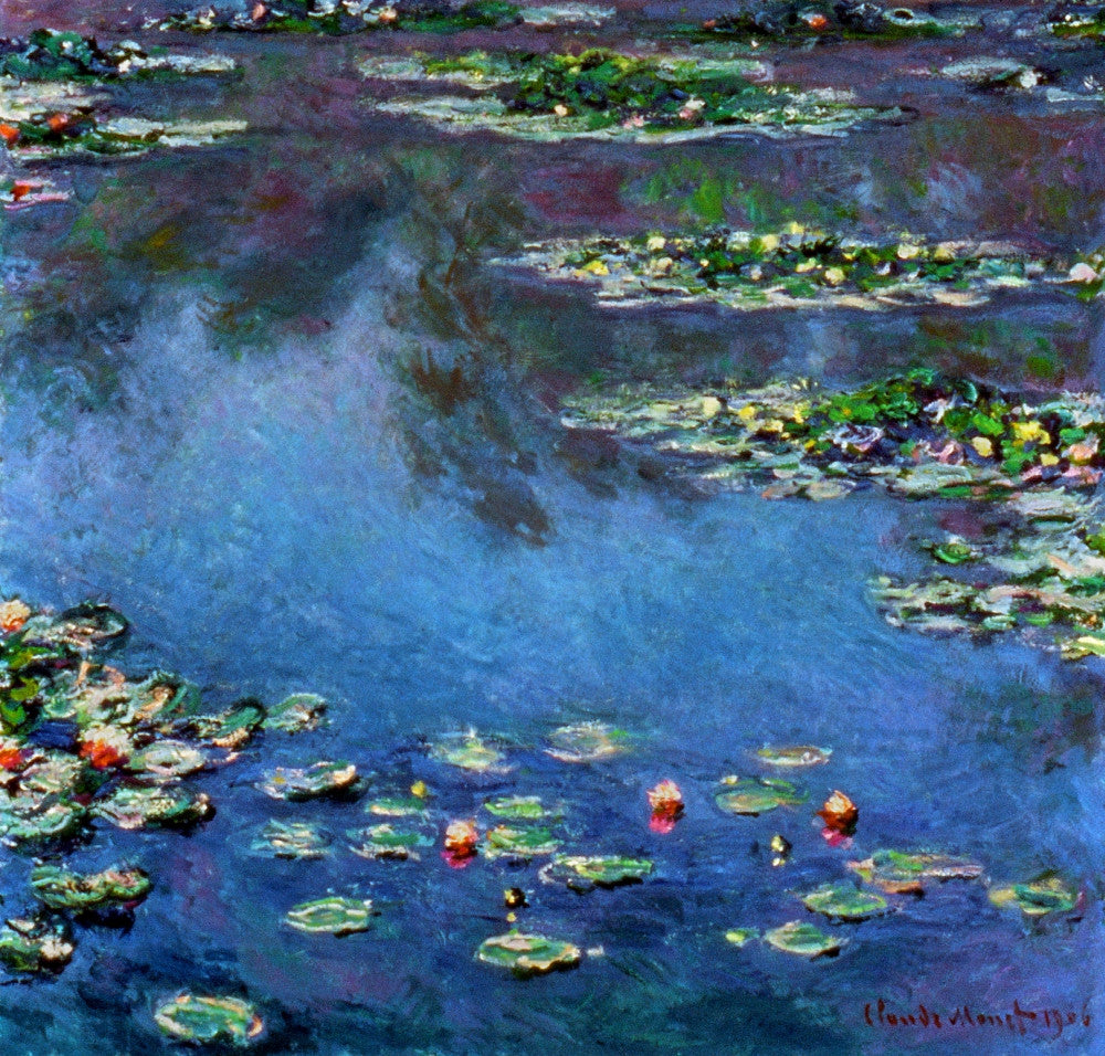 Monet Water Lilies Fine Art Print (1906) by Claude Monet