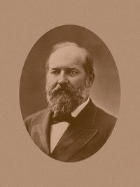 Digitally Restored American History Print of President James Garfield by John Parrot
