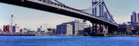 Manhattan Bridge Over River Fine Art Print - New York City