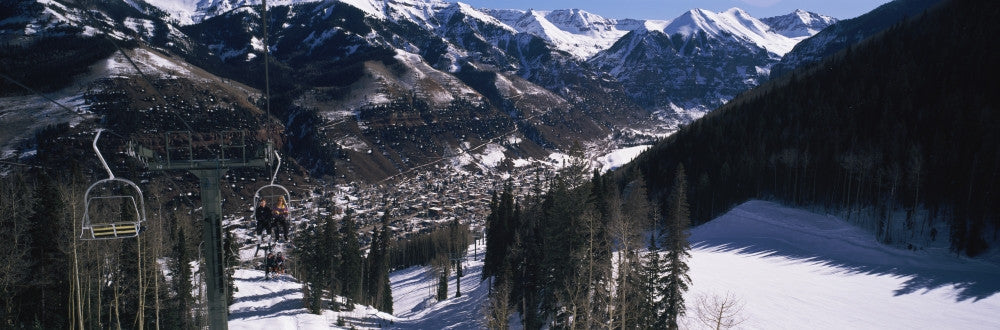 Ski Lifts Over Telluride Fine Art Print - Colorado Landscape
