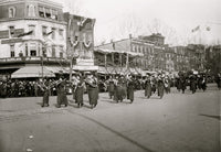 Woman's Band in a Suffrage Parade Fine Art Print