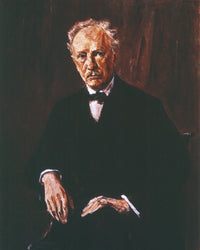 Richard Strauss Oil on Canvas Fine Art Print by Max Liebermann