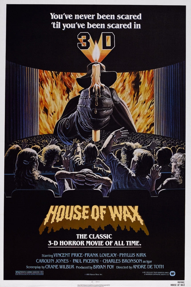 House Of Wax 1953 Movie Poster Reissue Art Print - Masterprint