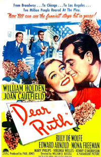 Dear Ruth Movie Poster Fine Art Print - 1947 Classic Film