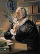 Miguel De Cervantes Posthumous Portrait Fine Art Print by Granger Collection