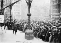 New York Barber Strike Photograph of Joseph James Ettor | Poster Print