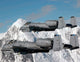 A-10 Thunderbolt II’s Flying Over Mountainous Landscape Fine Art Print by Stocktrek Images