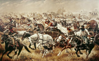 Oklahoma Land Rush 1889 Fine Art Print by Robert Lindneux