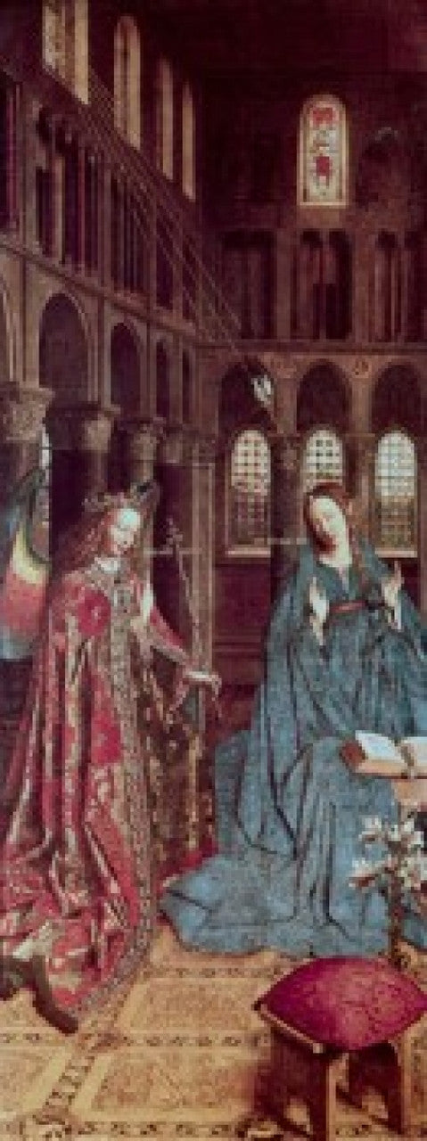 Annunciation Fine Art Print by Jan van Eyck | Posterazzi